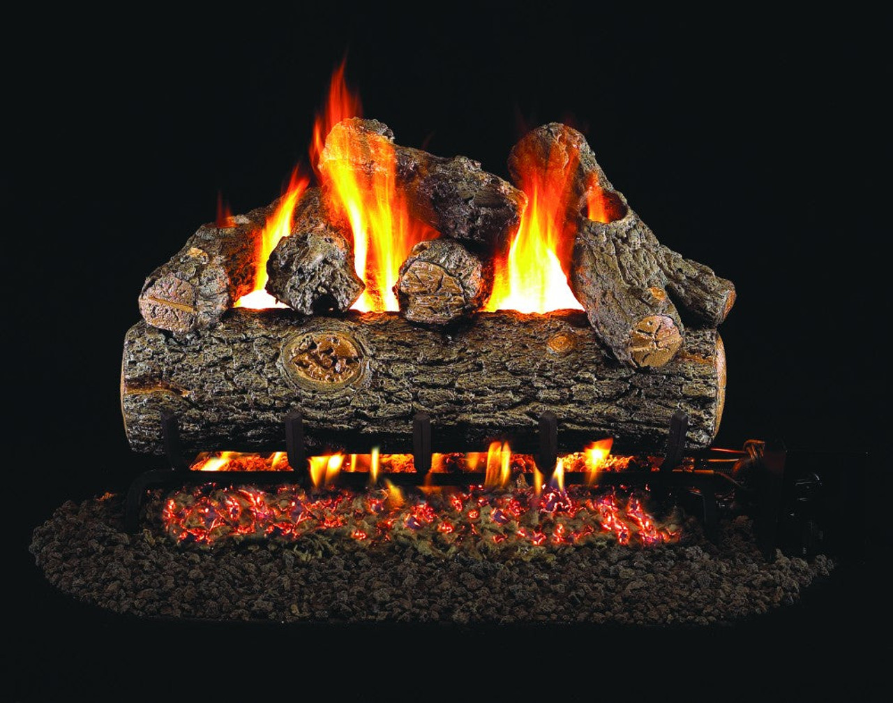 Peterson Gas Logs 18" Golden Oak Designer Plus Logs Only - RDP18