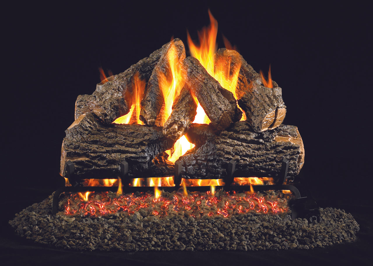 Peterson Gas Logs 18" Charred Oak See Thru Logs Only - CHD21820