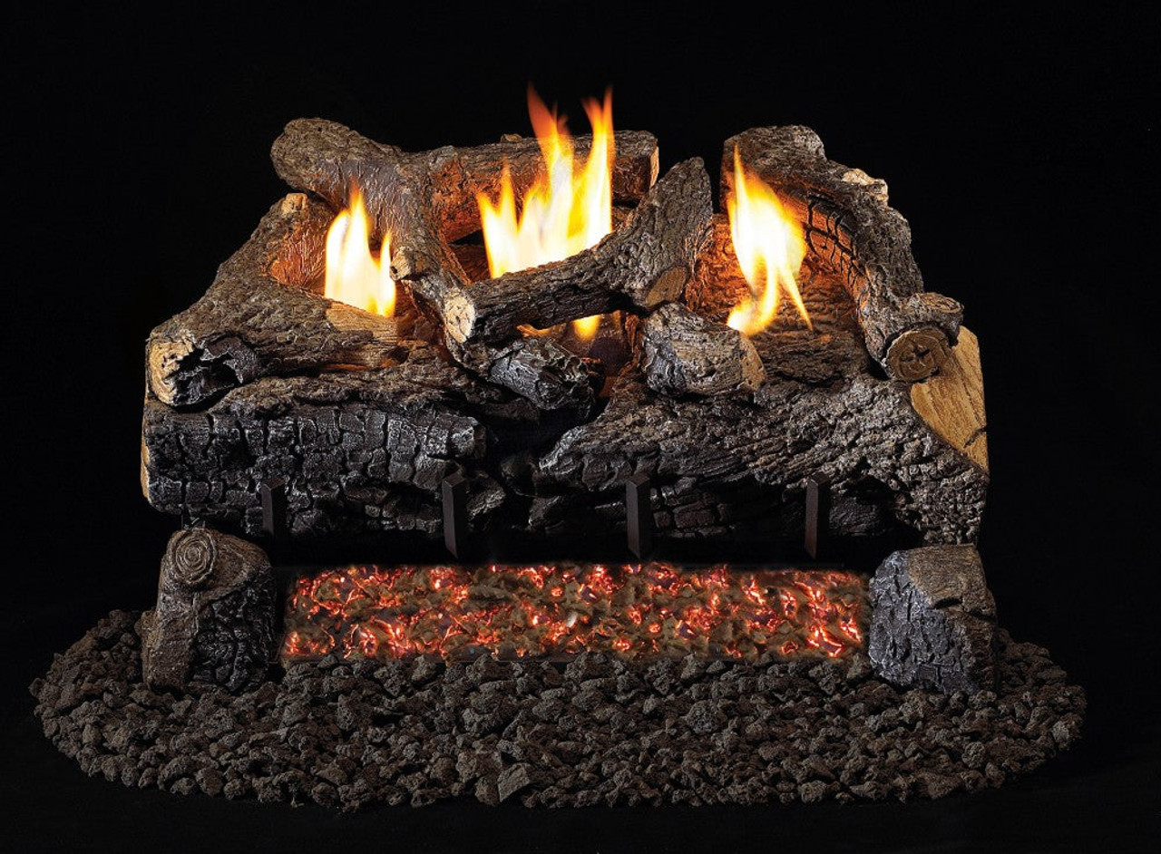 Peterson Gas Logs Evening Fyre Charred Logs - ECV30