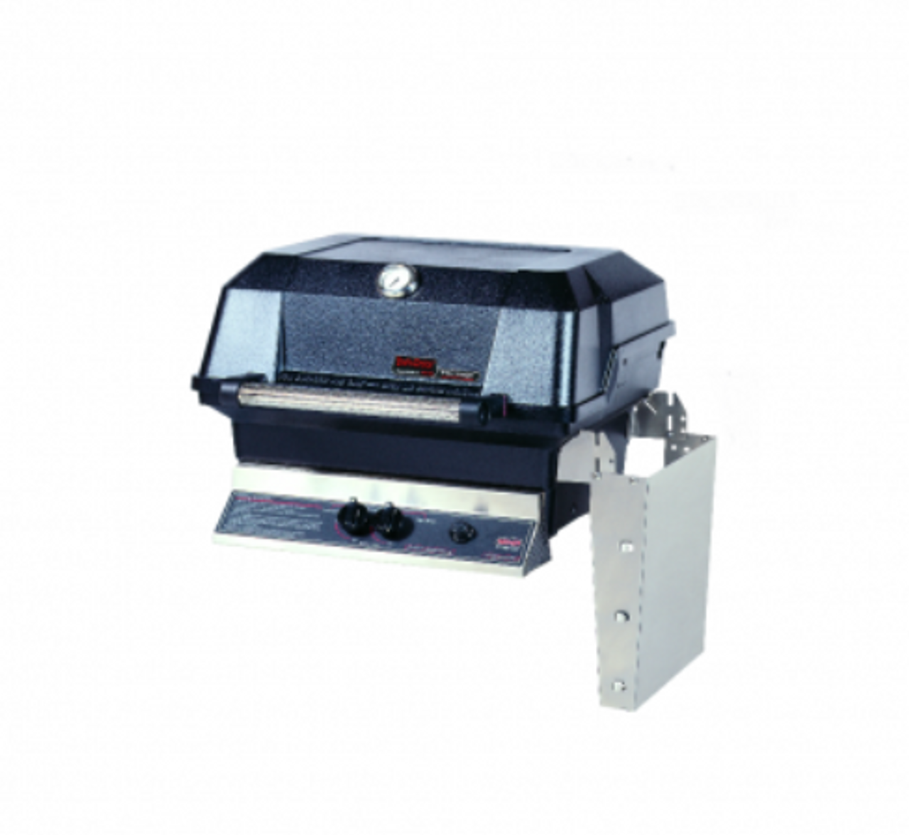 MHP JNR4DD - 37-Inch 2-Burner Stainless Patio Base Grill with Stainless Steel Grids and Standard Burners - Natural Gas - JNR4DD-N + OCOL + OP-N