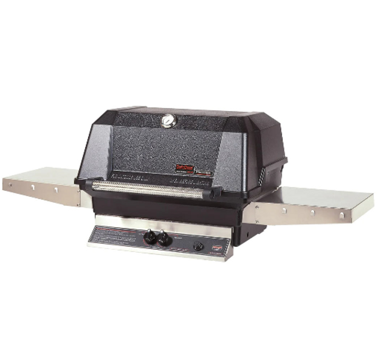 MHP WNK4DD - 57-Inch 2-Burner Stainless Patio Base Grill with Stainless Steel Grids and Standard Burners - Liquid Propane Gas - WNK4DD-P + OCOL + OP-P