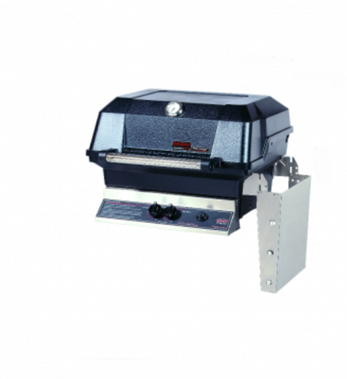 MHP Grill 23-Inch Built-In Grill - Liquid Propane Gas with In-Ground Post - JNR4DD-PS + MPP