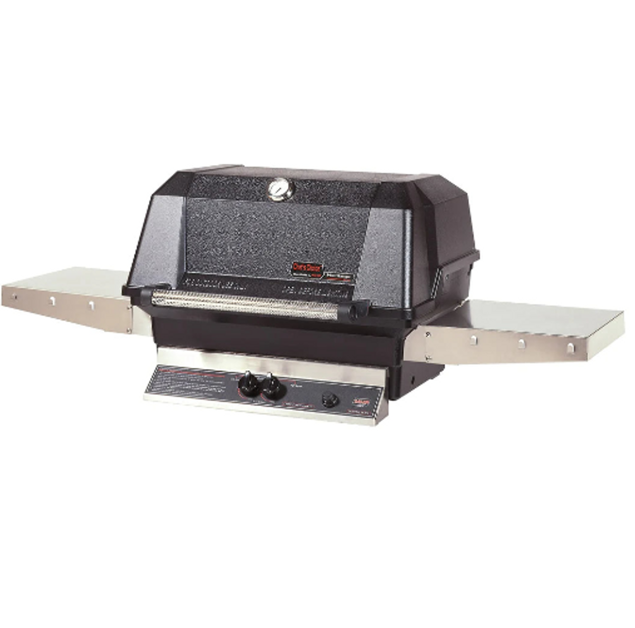 MHP Grill 27-Inch Built-In Grill - Liquid Propane Gas with Stainless Steel Grill Enclosure Sleeve - WNK4DD-PS + NMSGS