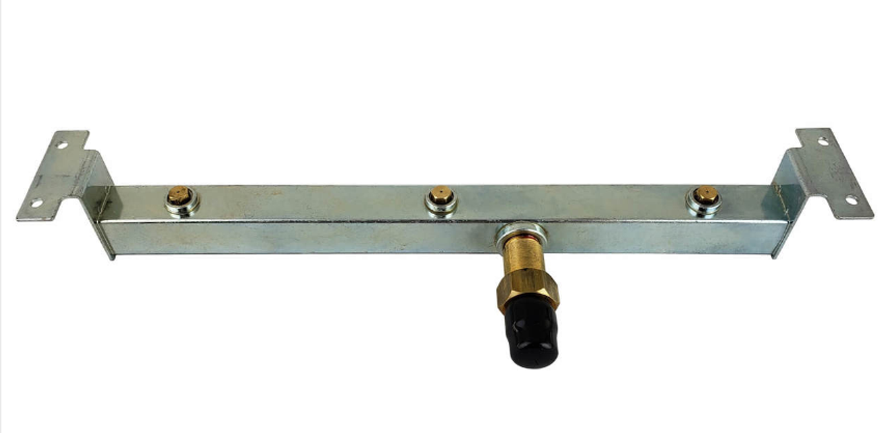 Bromic Heating - Natural Gas Manifold Assembly for 3 Burner Bromic Gas Heaters - BH8080037