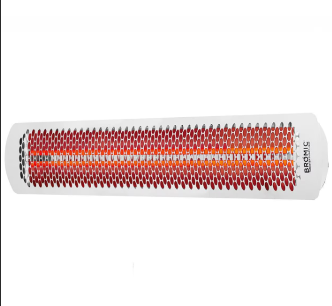 Bromic Heating Tungsten Smart-Heat 56-Inch 6000W Dual Element 240V Electric Infrared Patio Heater - White - BH0420013