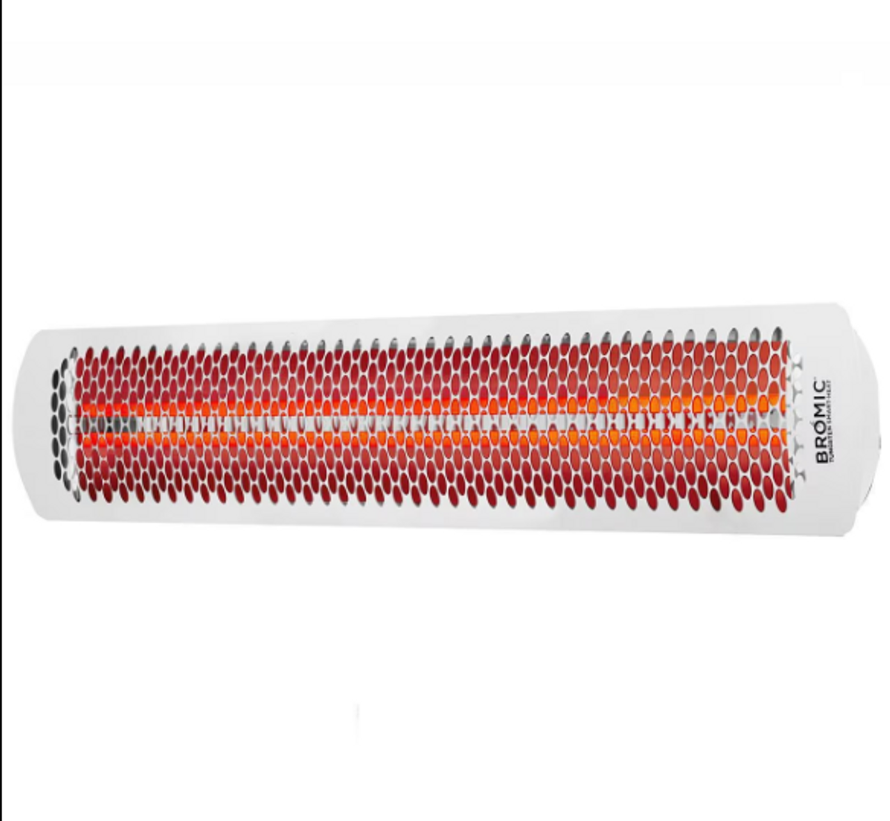 Bromic Heating Tungsten Smart-Heat 56-Inch 6000W Dual Element 240V Electric Infrared Patio Heater - White - BH0420013