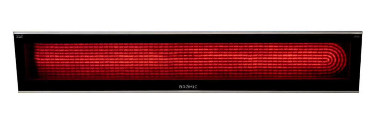 Bromic Heating Platinum Smart-Heat Marine Grade 53-Inch 4500W Dual Element 208V Electric Infrared Heater - Black - BH3622006