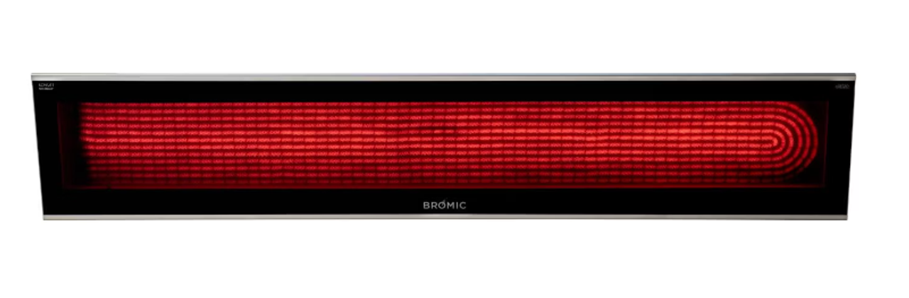 Bromic Heating Platinum Smart-Heat Marine Grade 53-Inch 4500W Dual Element 208V Electric Infrared Heater - Black - BH3622006