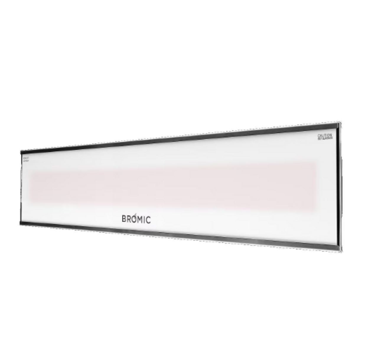 Bromic Heating Platinum Smart-Heat Marine Grade 33-Inch 2300W Dual Element 240V Electric Infrared Heater - White - BH0320017