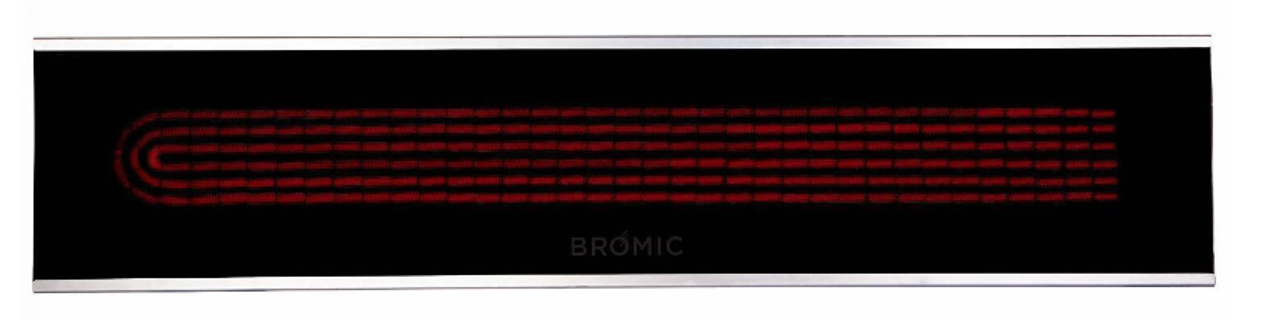 Bromic Heating Platinum Smart-Heat Marine Grade 33-Inch 2300W Dual Element 240V Electric Infrared Heater - Black - BH0320015