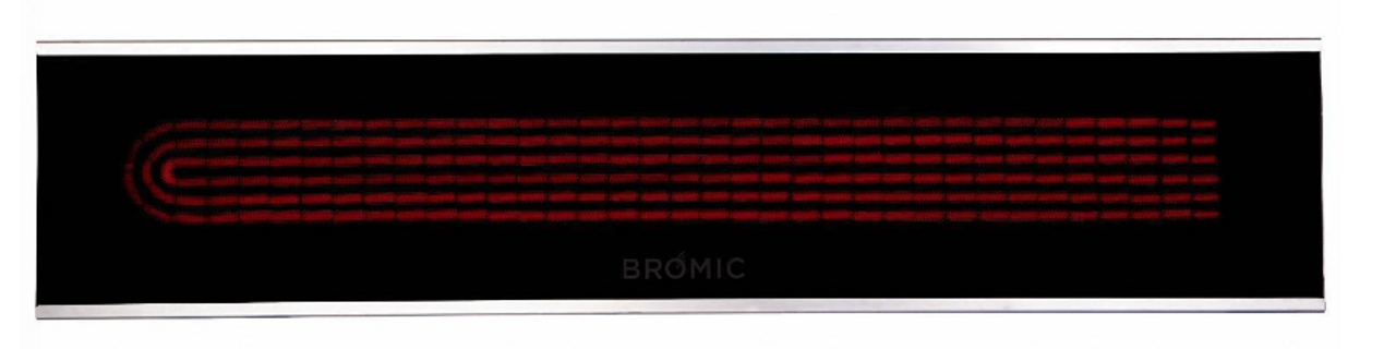 Bromic Heating Platinum Smart-Heat Marine Grade 33-Inch 2300W Dual Element 240V Electric Infrared Heater - Black - BH0320015