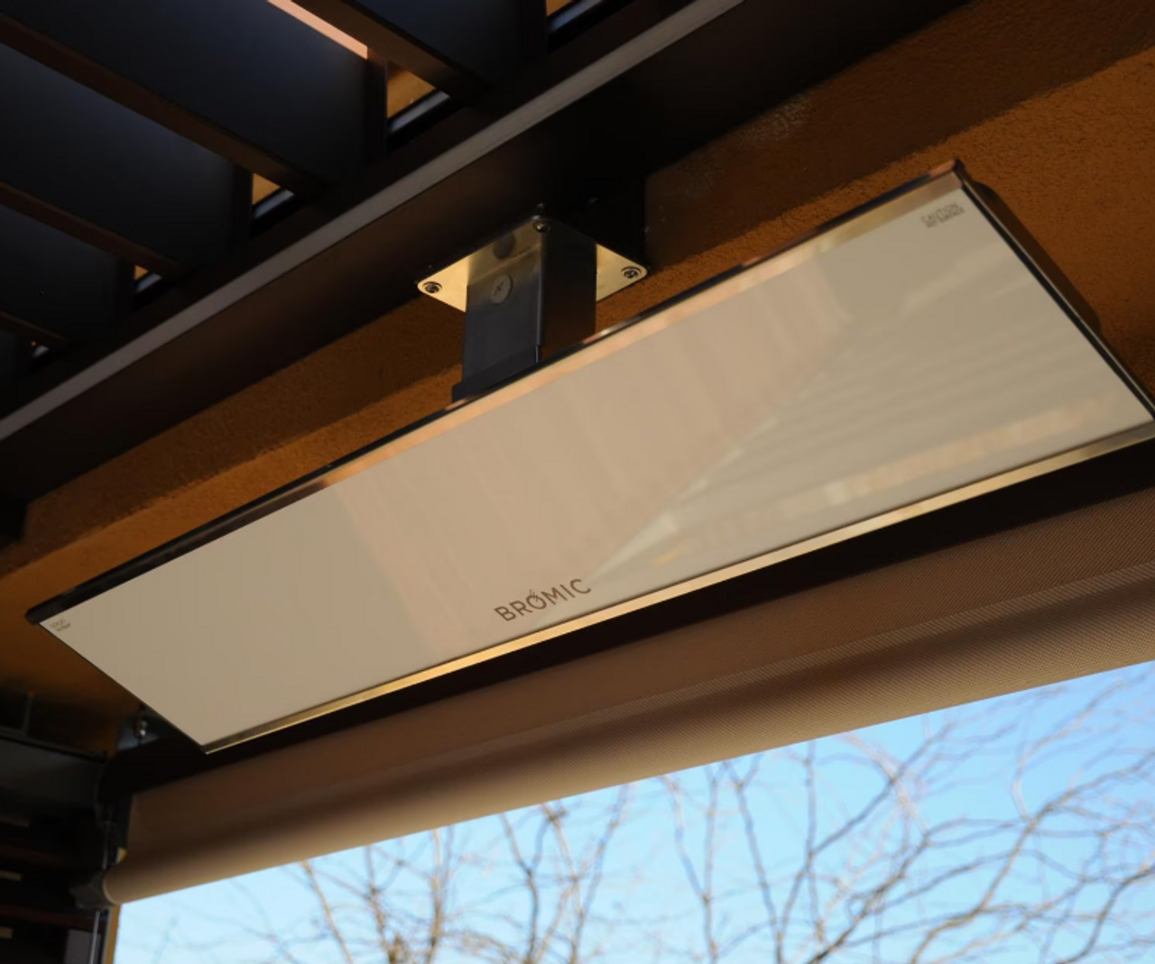 Bromic Heating Platinum Smart-Heat 53-Inch 4500W Dual Element 240V Electric Infrared Heater - White - BH3622001