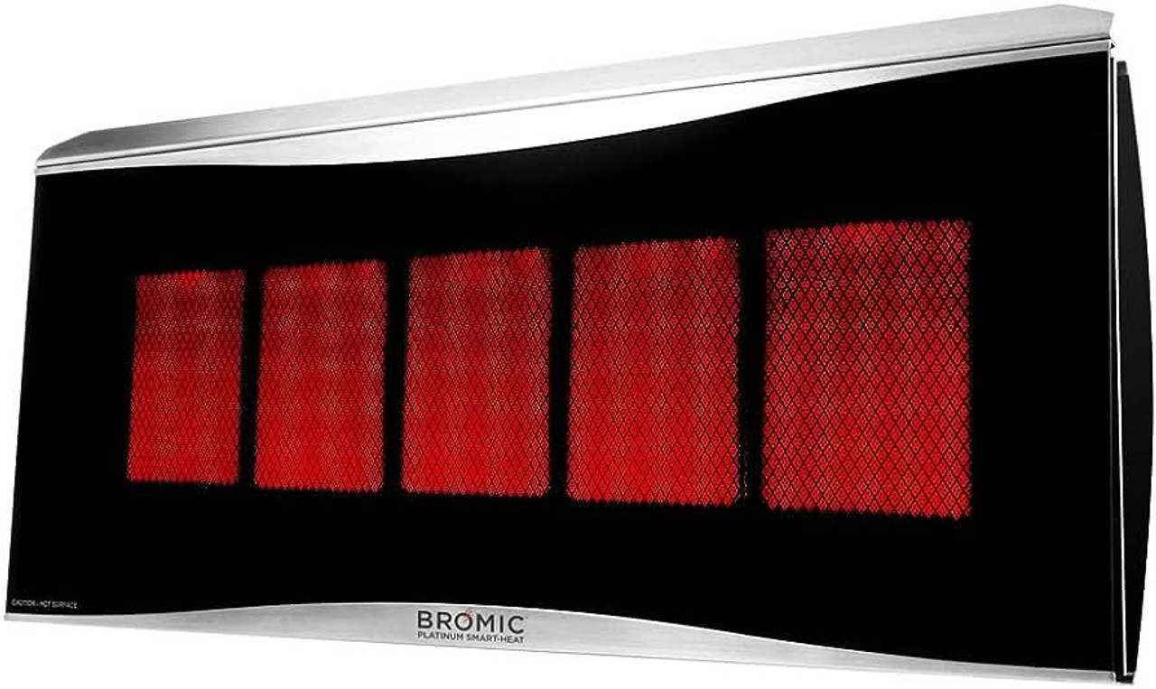 Bromic Heating Platinum 500 Smart-Heat 29-Inch 39,800 BTU Natural Gas Patio Heater - BH0110003-1