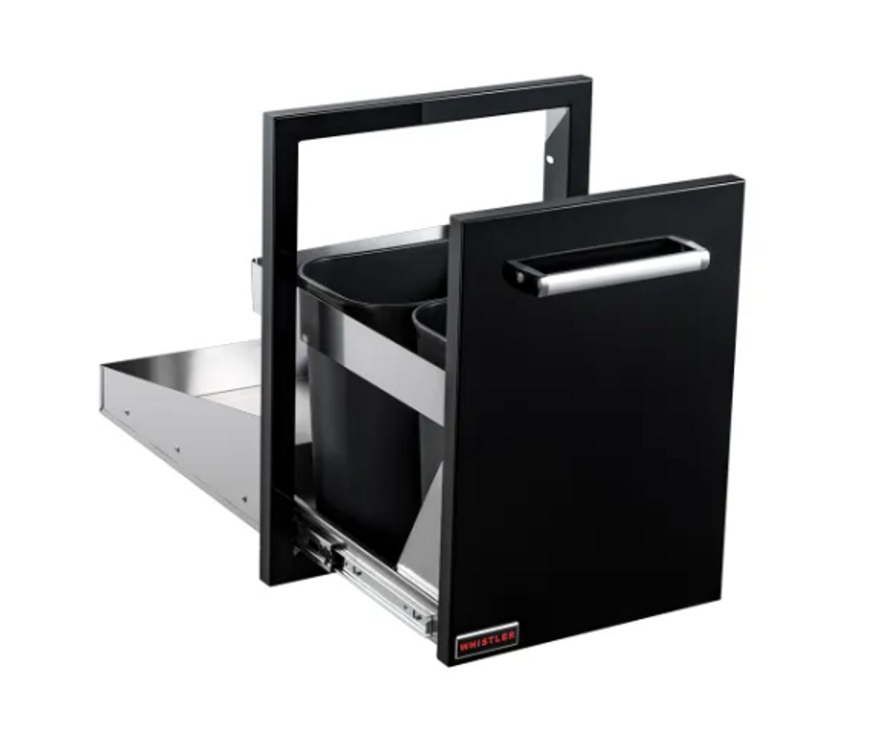 Bonfire Black Series - Whistler Double Trash Can - CBATC-B