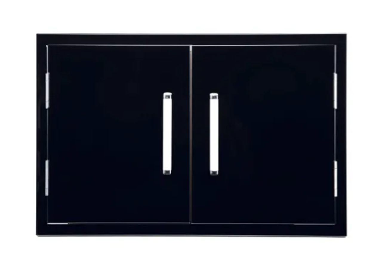 Whistler Stainless Steel Double Access Door (Black Series)- CBADD-B