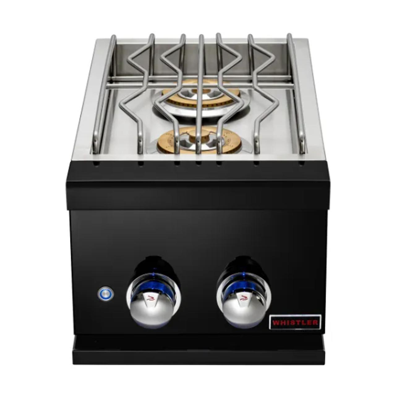 Whistler Prime Black Stainless Steel Propane Gas Double Side Burner Slide-In- CBAPDSB-B-LP