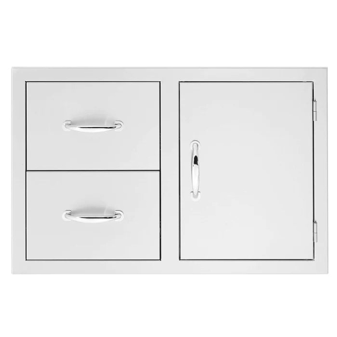 TrueFlame 30" 2-Drawer & Access Door Combo- TF-DC2-30