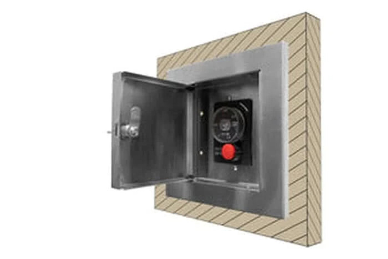 TrueFlame Locking Cabinet to house ESTOP1-0H Timer- TF-ESTOP-LC-KIT