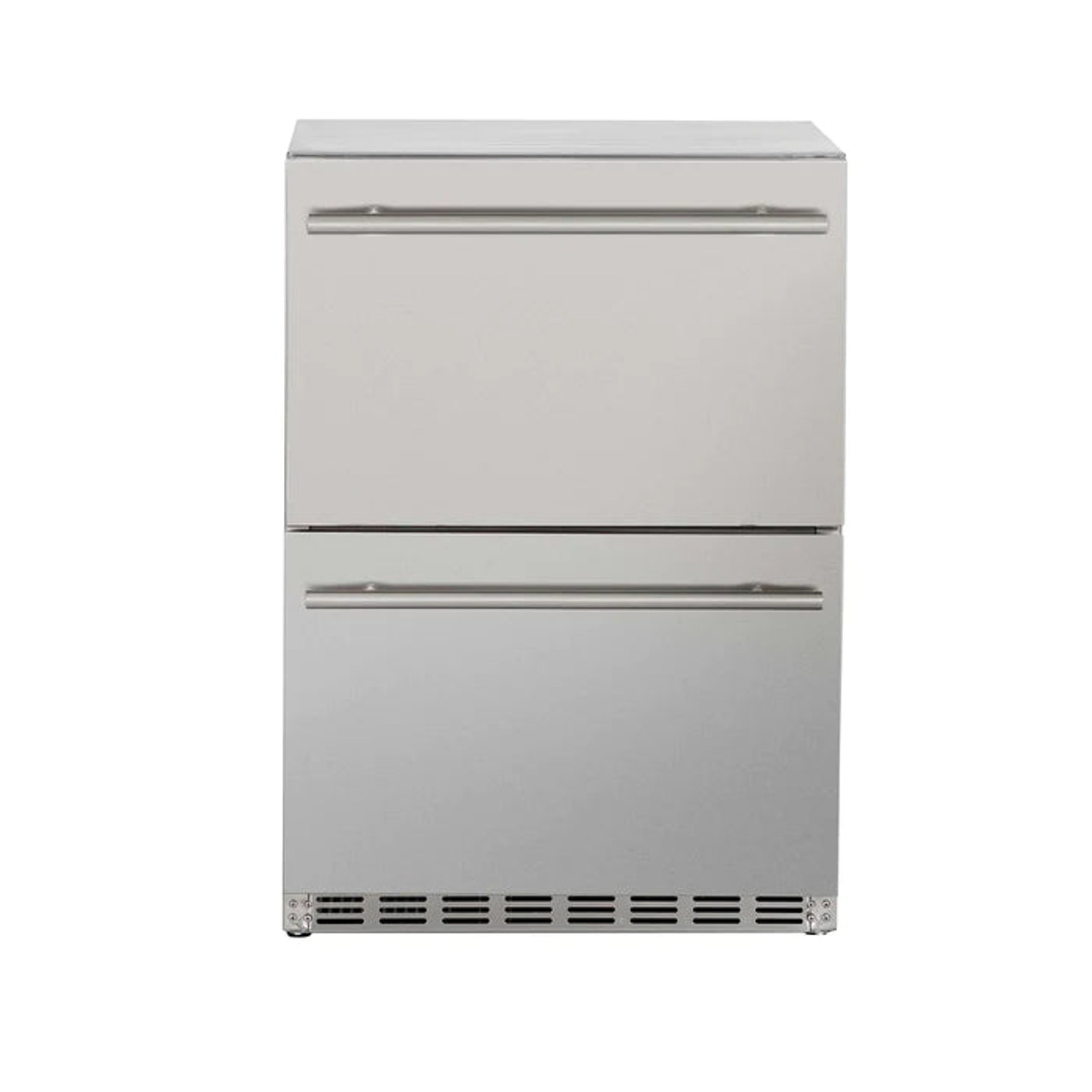 TrueFlame 24" 5.3C Deluxe Outdoor Rated 2-Drawer Fridge- TF-RFR-24DR2