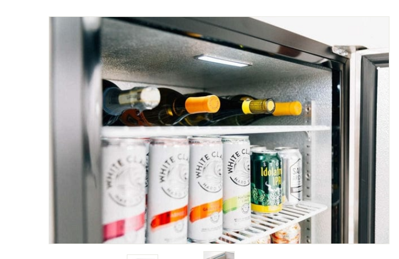 TrueFlame 24" 5.3C Deluxe Outdoor Rated Fridge Left to Right Opening- TF-RFR-24D