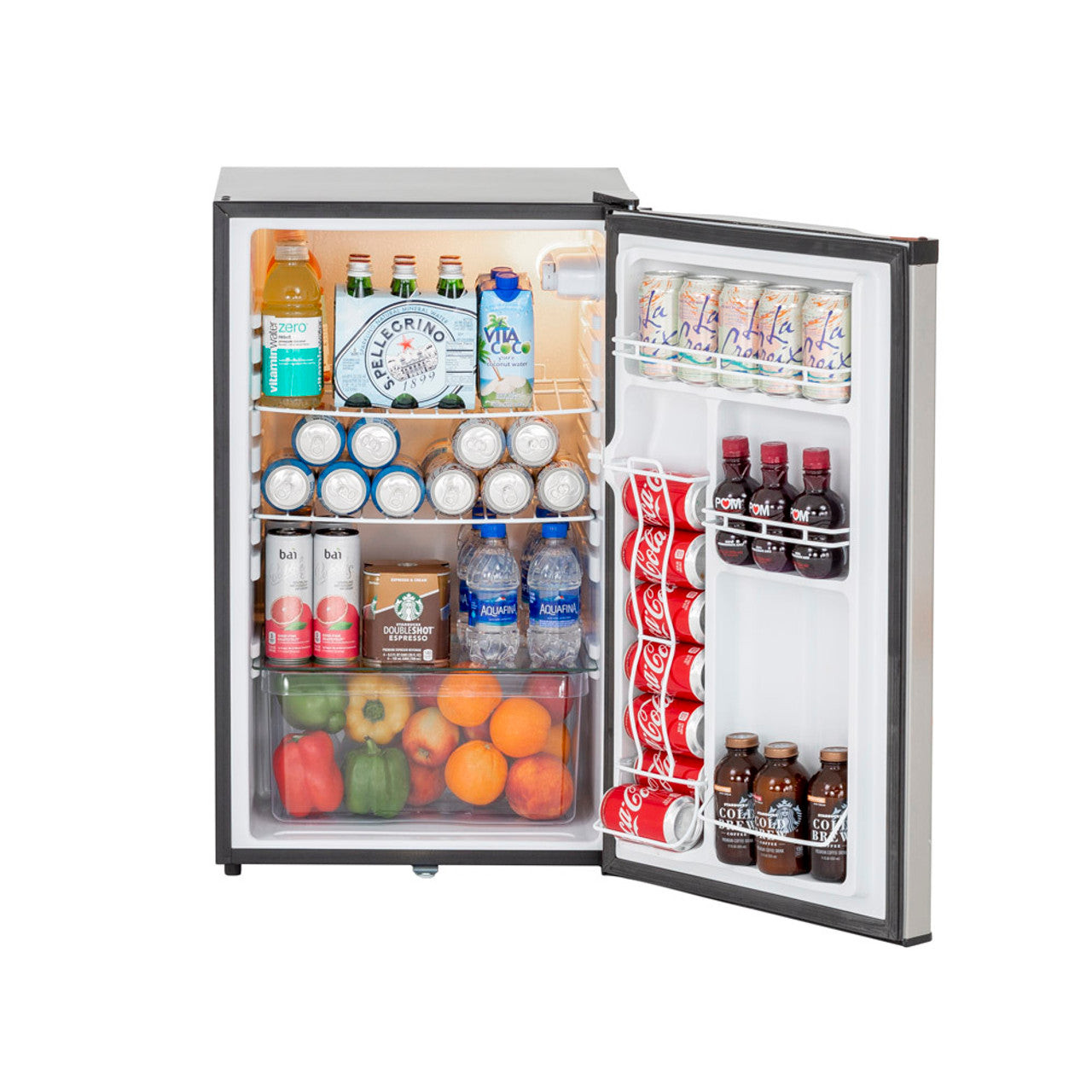 TrueFlame 21" 4.2C Compact Fridge Right to Left Opening- TF-RFR-21S-R