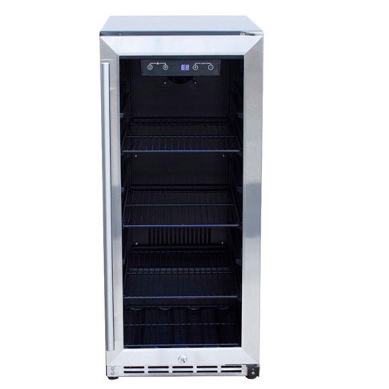 TrueFlame 15" Outdoor Rated Fridge w/Glass Door- TF-RFR-15G
