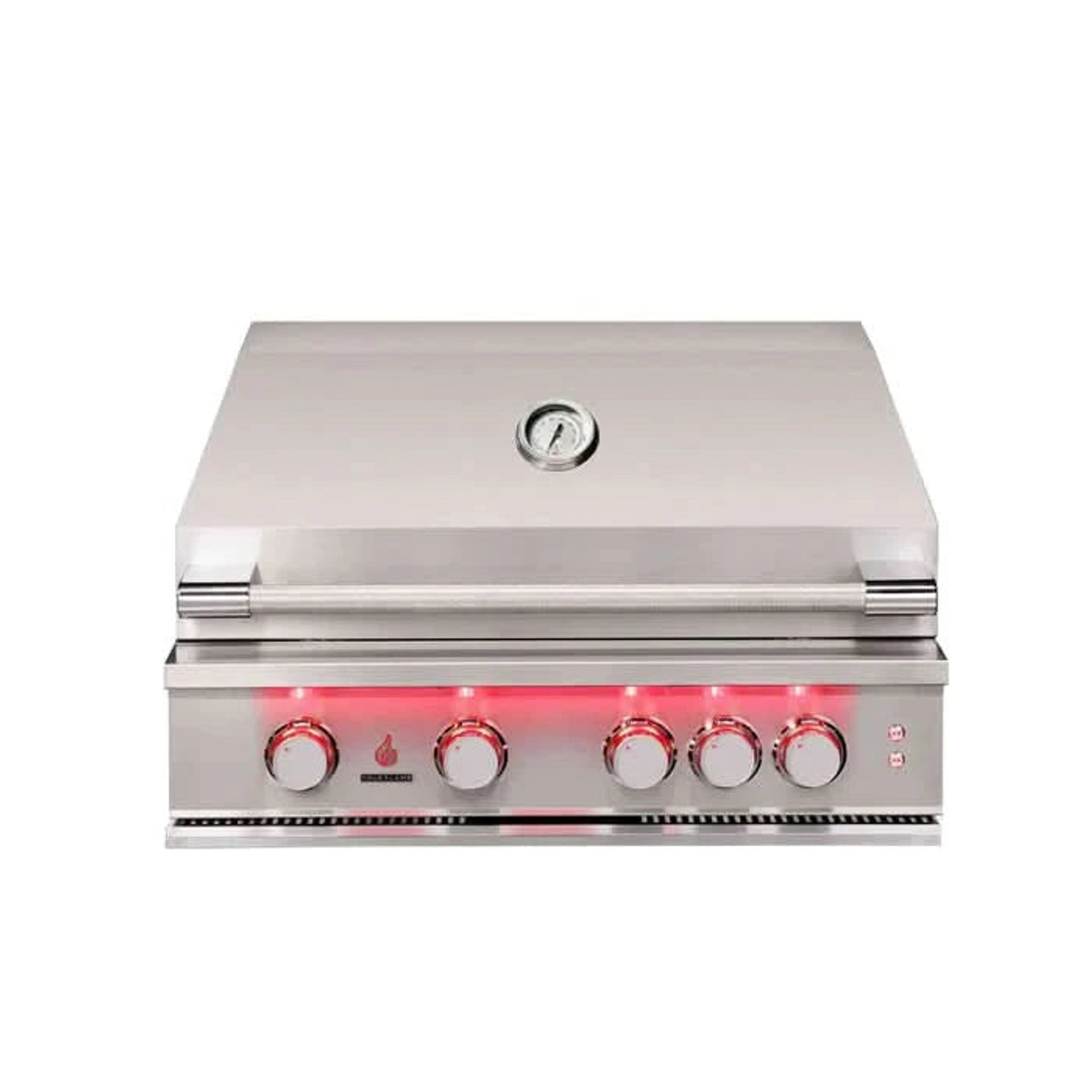 TrueFlame - 32-Inch 4-Burner Built-In Grill - Natural Gas - TF32-NG