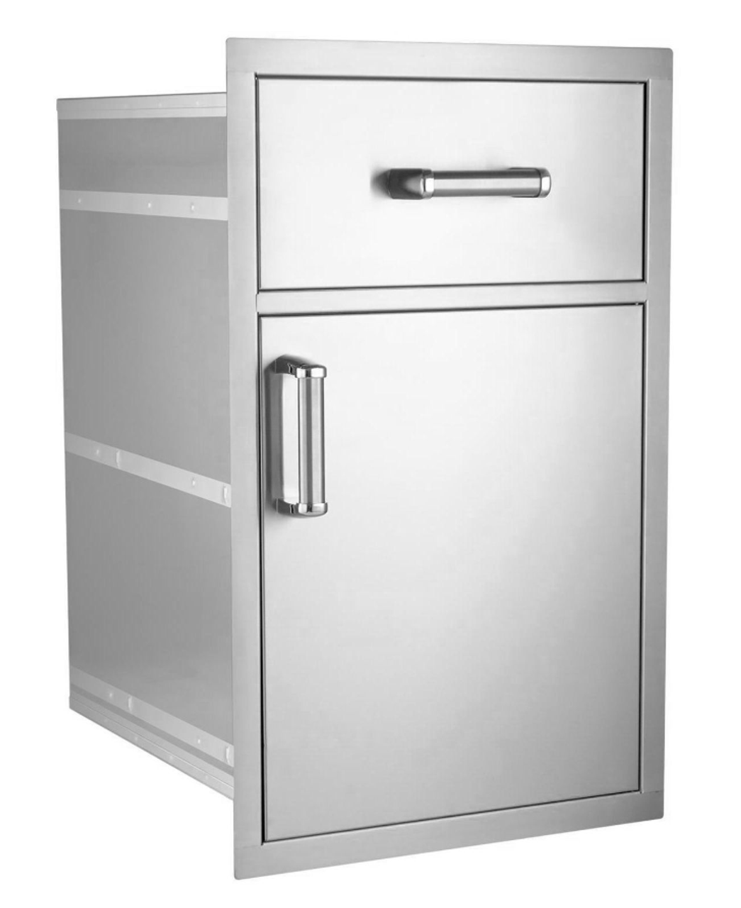 Fire Magic Premium Flush 20-Inch Pantry / Access Drawer Combo - 54020S