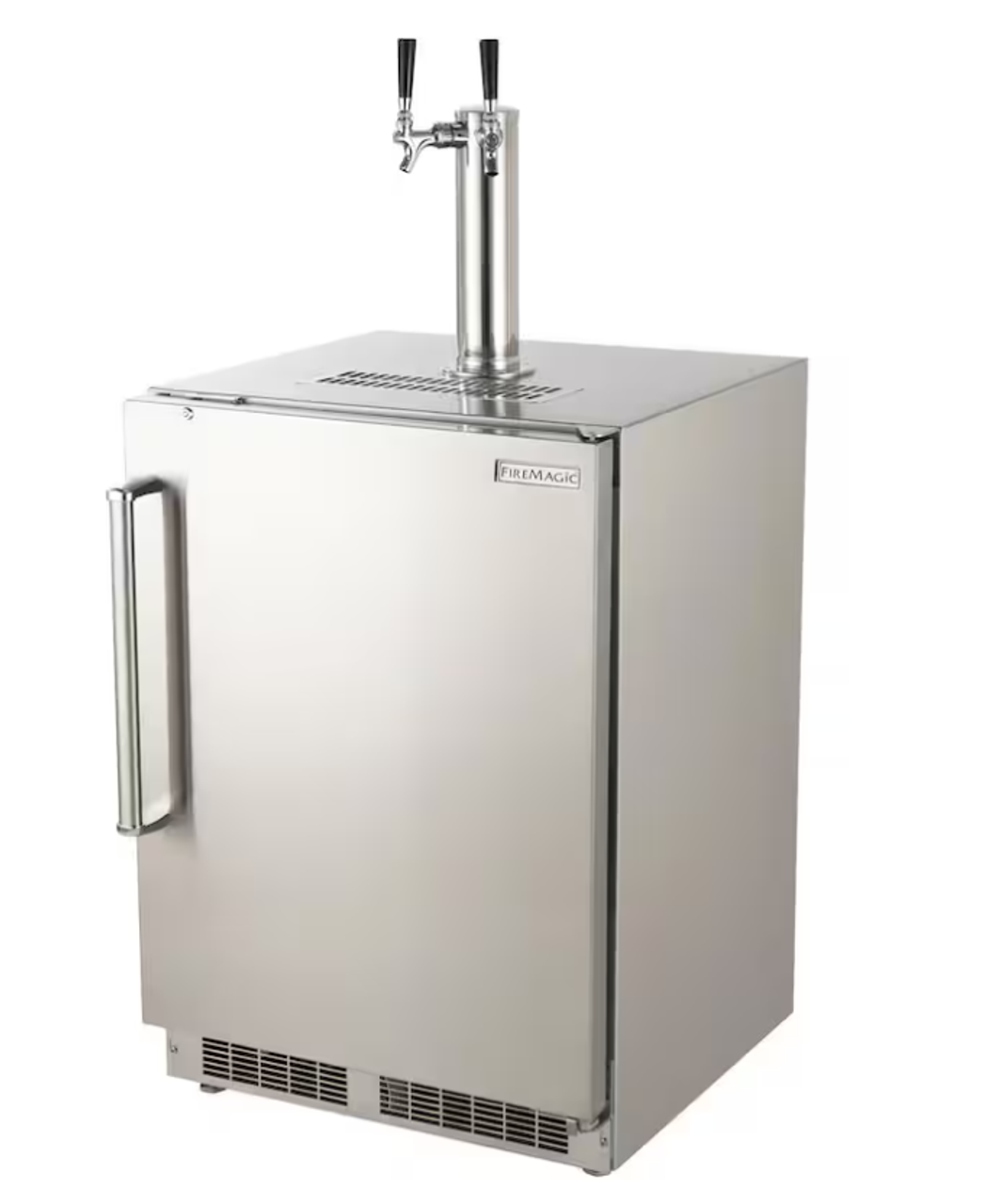 Fire Magic 24-Inch Right Hinge Outdoor Rated Dual Tap Kegerator - 3594-DR