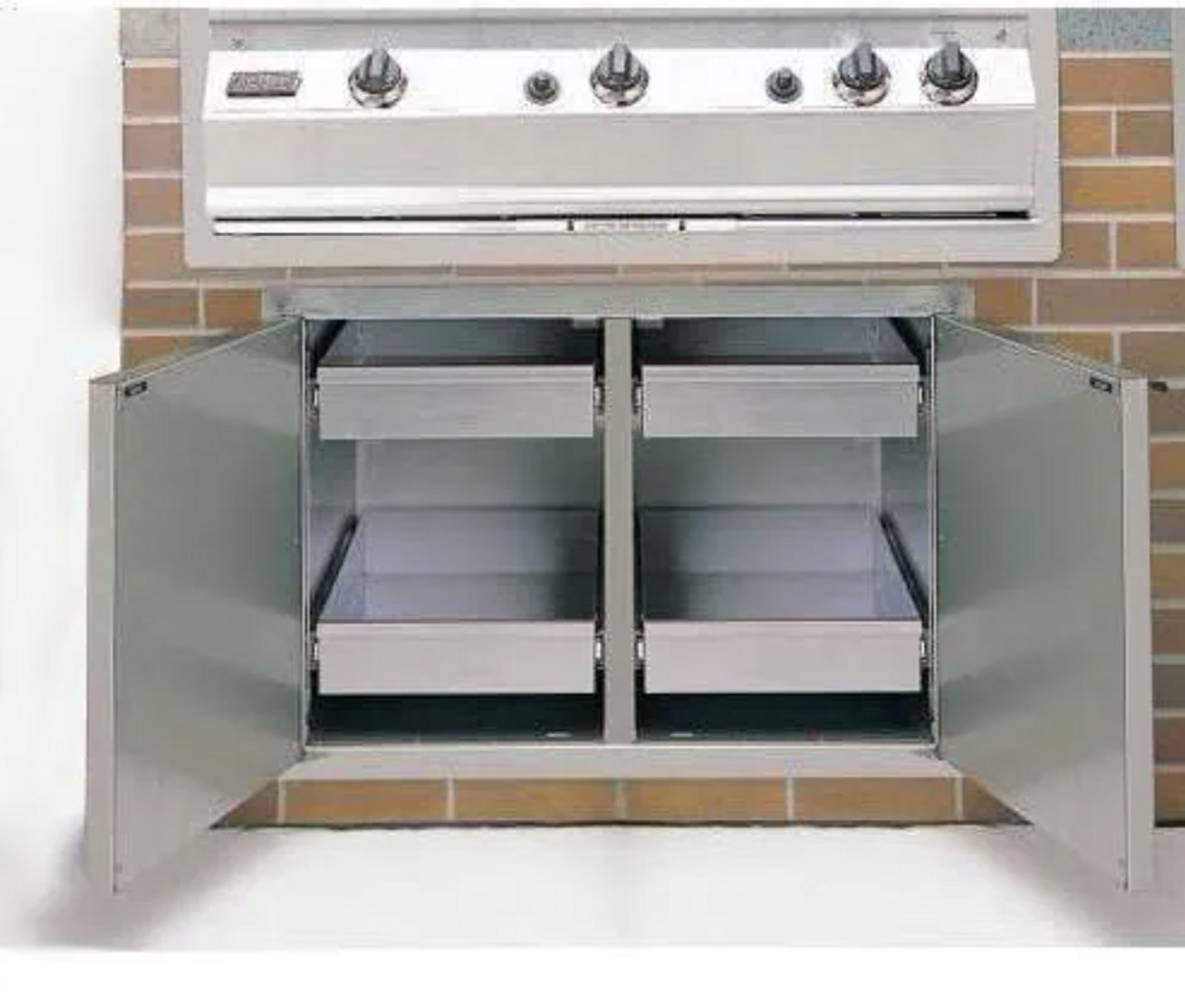 Fire Magic Select 30-Inch Enclosed Cabinet Storage With Drawers - 33930S-22
