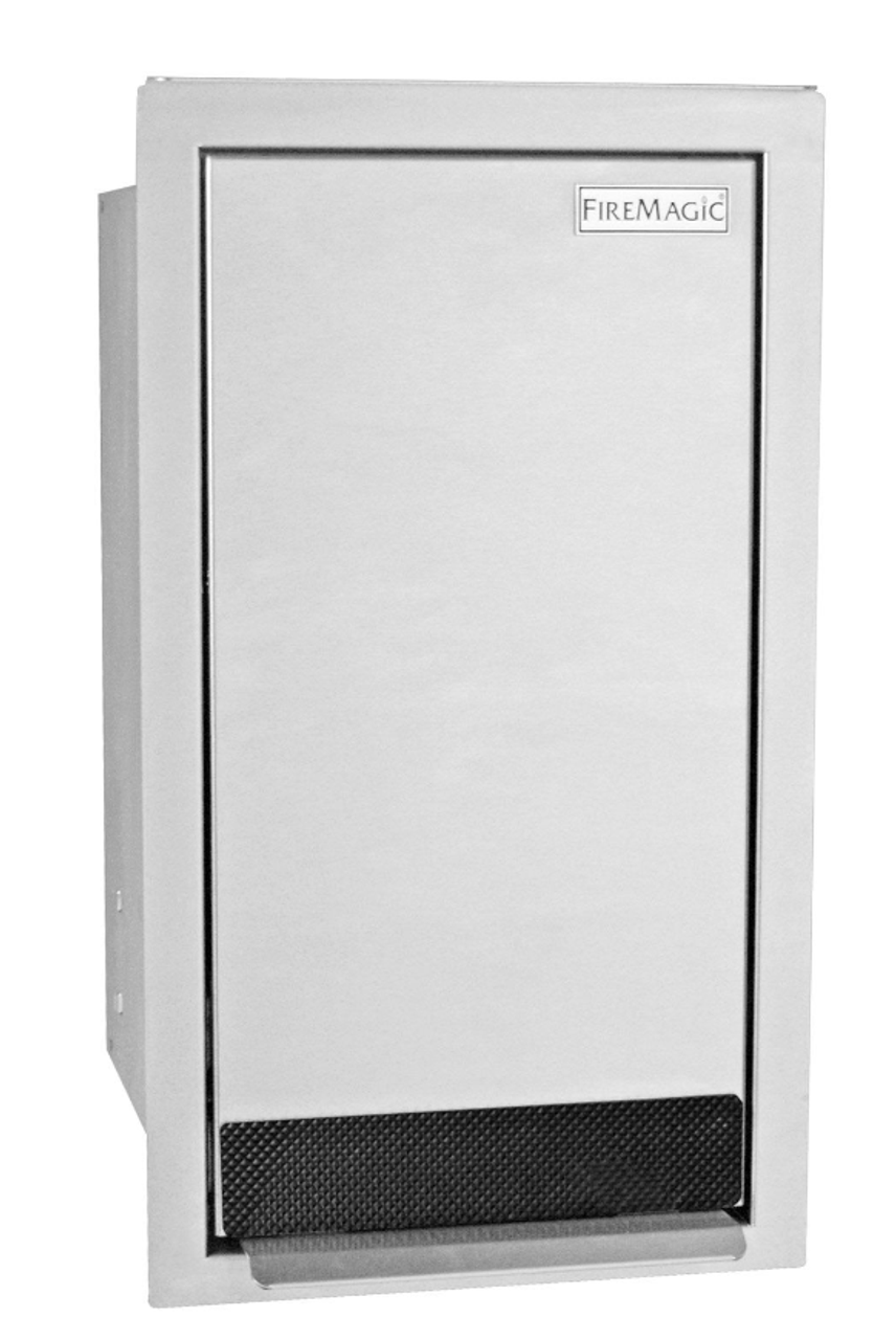 Fire Magic Roll-Out Stainless Steel Trash Bin - 53825-T