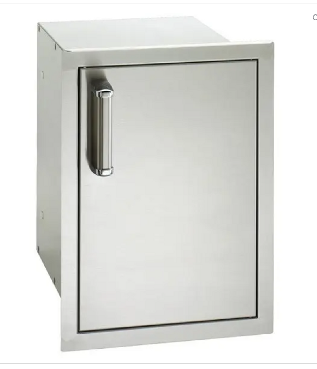 Fire Magic Premium Flush 14-Inch Right-Hinged Enclosed Cabinet Storage With Drawers With Soft Close - 53820SC-R