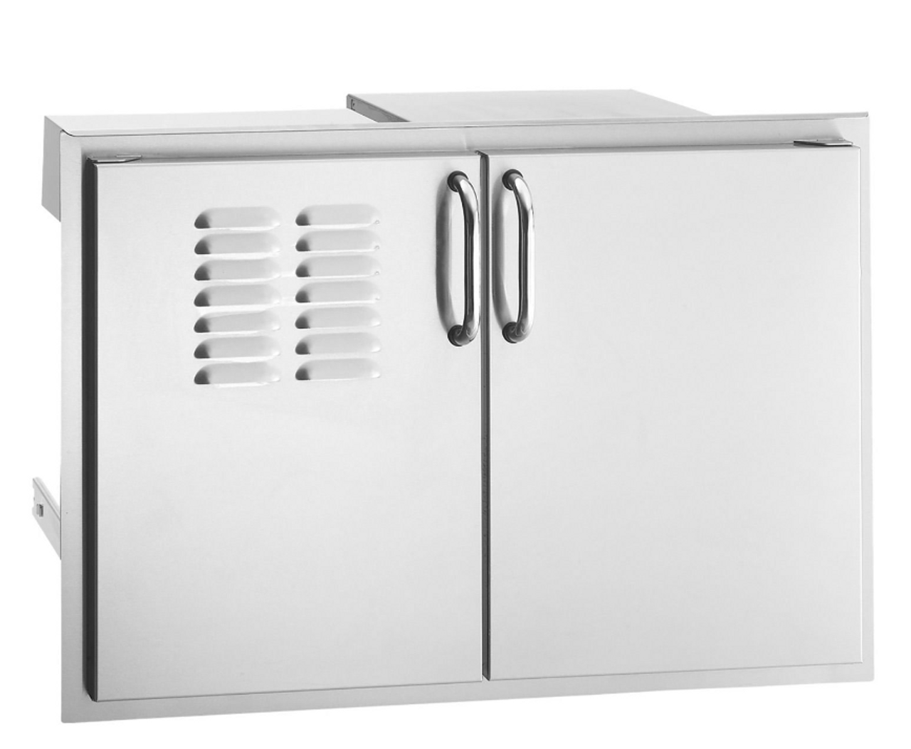 Fire Magic Premium Flush 30-Inch Double Access Door With Drawers And Propane Tank Storage With Soft Close - 53930SC-12T