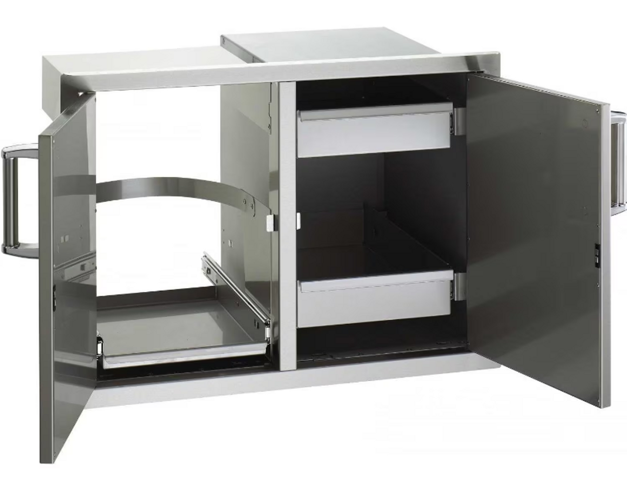 Fire Magic Premium Flush Double Doors With Trash Tray And Dual Drawers 53930SC-12