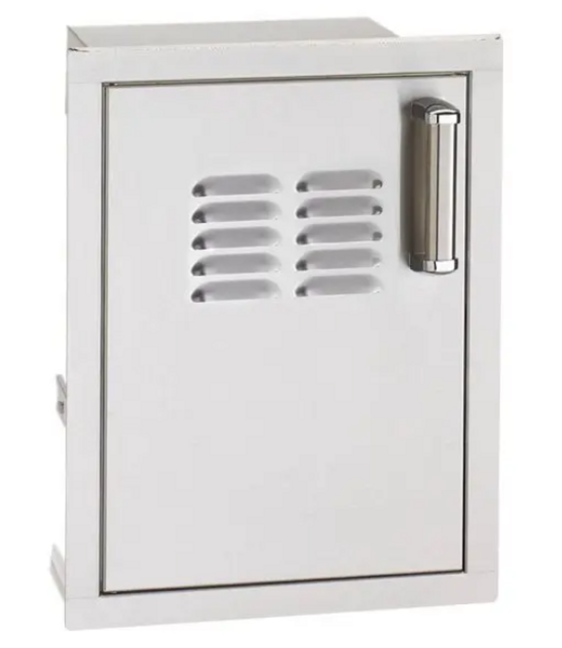 Fire Magic Premium Flush 14-Inch Left-Hinged Single Access Door w/tank tray and Louvers-53820SC-TL