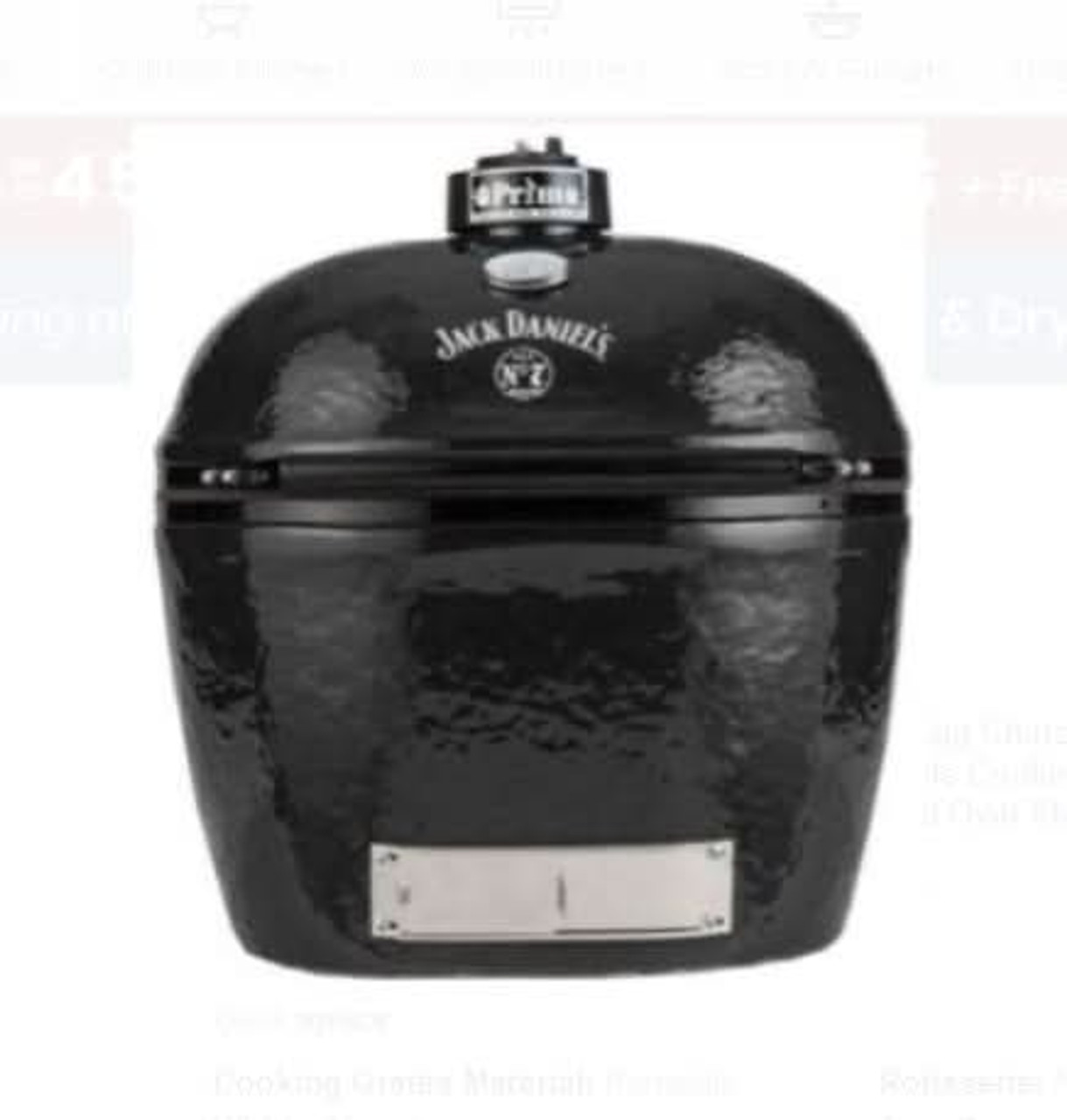 Primo Oval XL 400 Kamado Built-In Grill with Stainless Steel Grates - Charcoal - PGCXLH