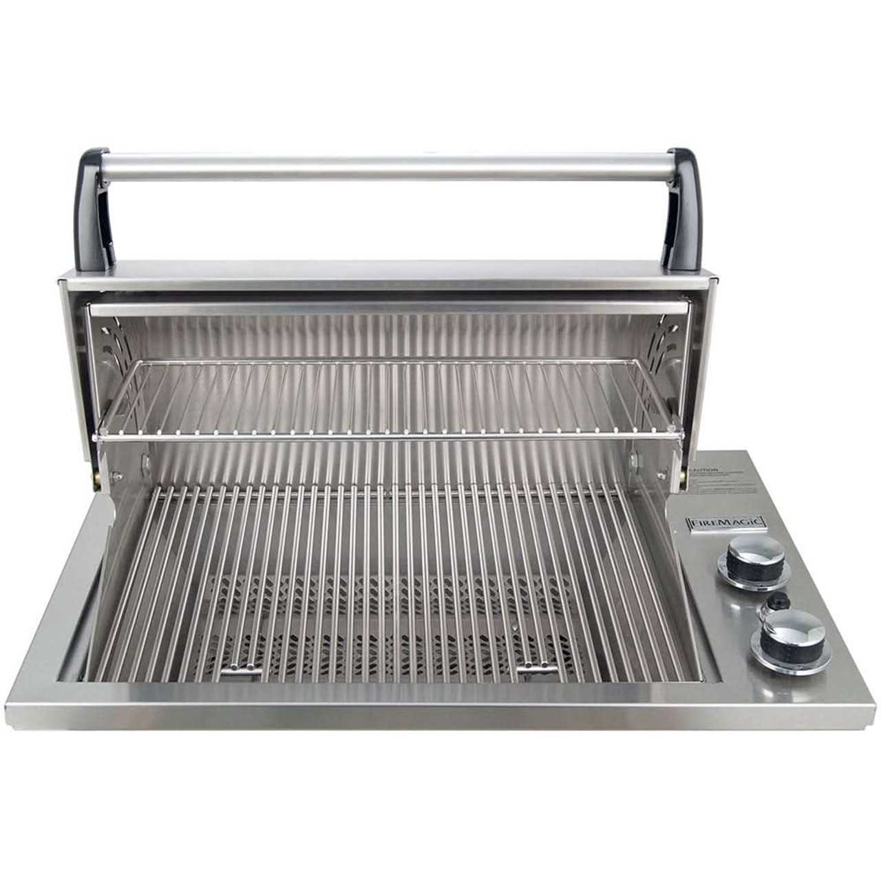 Fire Magic Legacy Deluxe Gourmet - 2-Burner Built-In Countertop Grill - Liquid Propane Gas - 3C-S1S1P-A