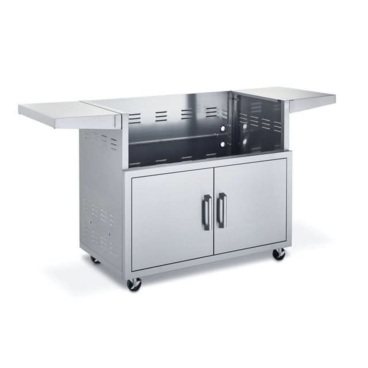 Broilmaster 40" SS Cart with 2 Doors & Side Shelves - BSACT40