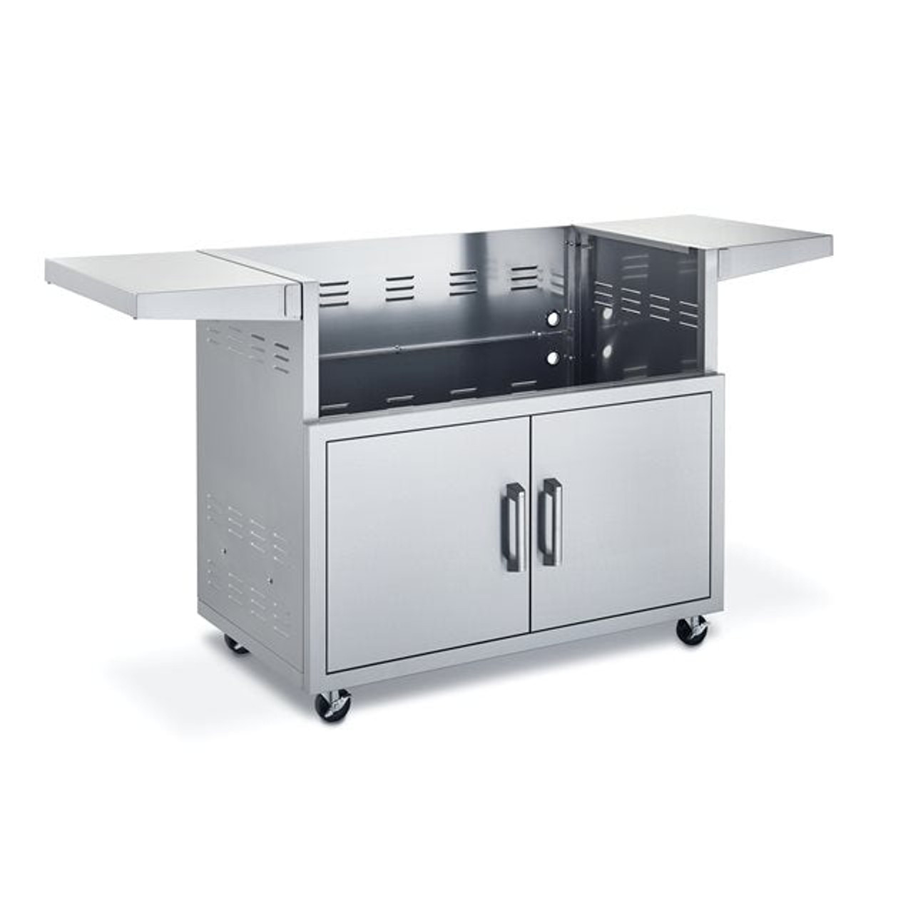 Broilmaster 40" SS Cart with 2 Doors & Side Shelves - BSACT40