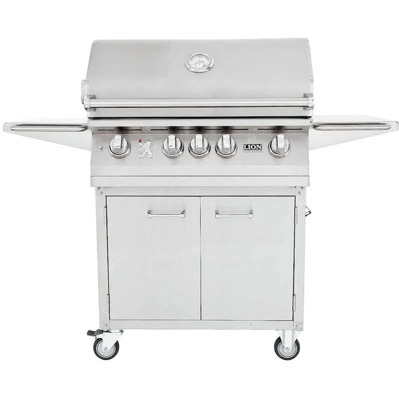 Lion L75000 - 32-Inch 4-Burner Freestanding Grill Open Box- Natural Gas - 53621 + 75623 - OB