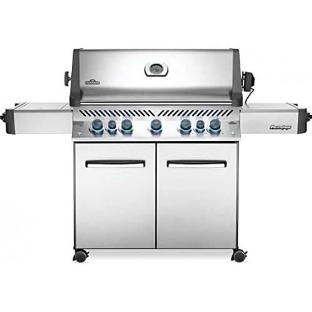 Napoleon Prestige 665 RSIB - 75-Inch 5-Burner Freestanding Grill with Infrared Rear Burner - Open Box - Natural Gas - P665RSIBNSS-OB