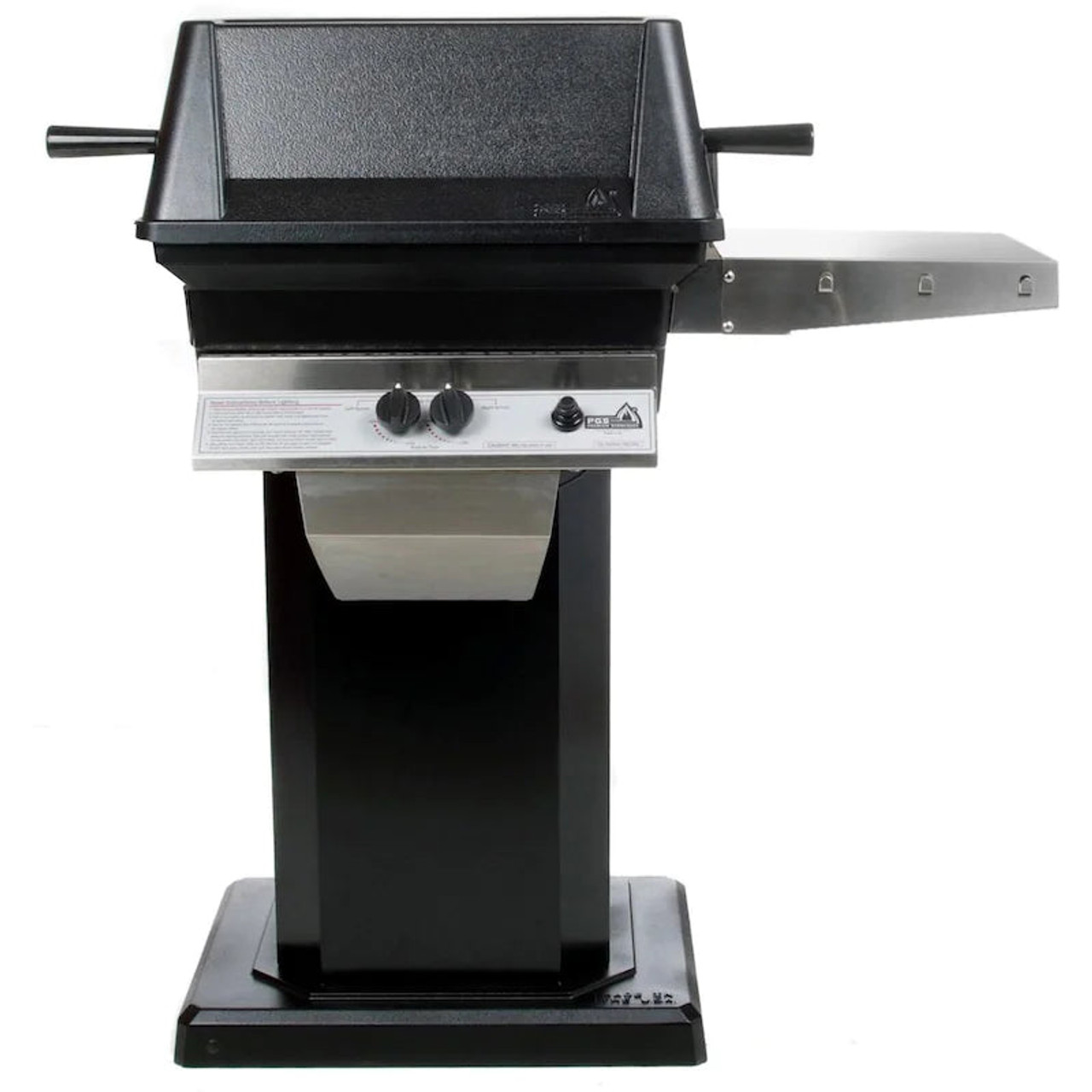 PGS A-Series A30 - 2-Burner Black Patio Base Grill - Natural Gas - A30NG + ABPED + ANB