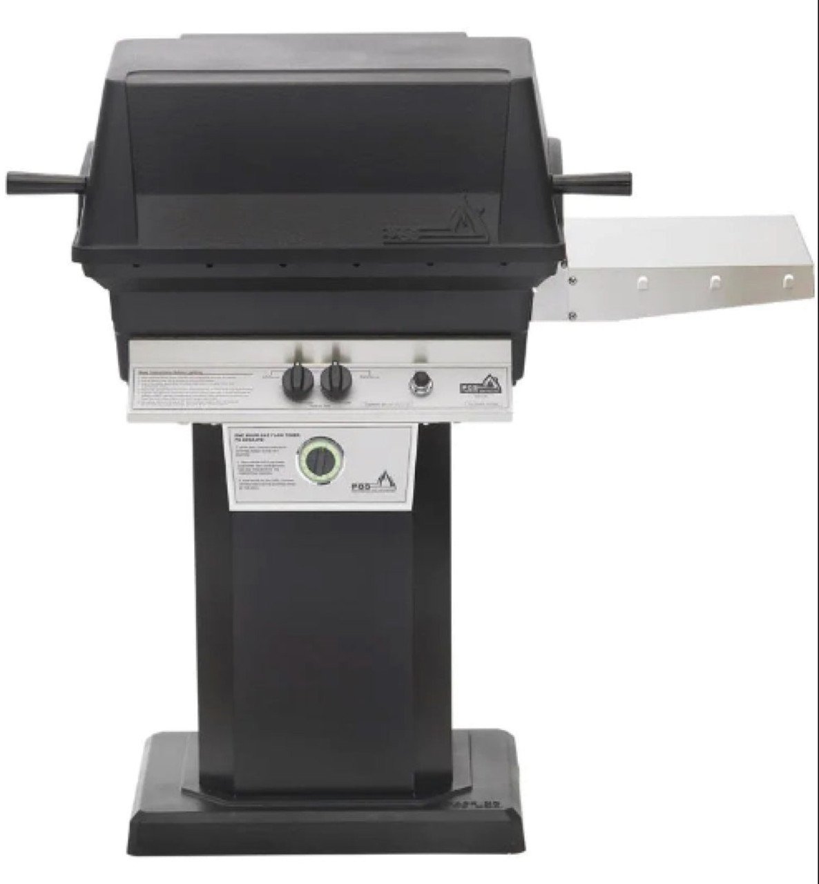 PGS T Series T30 Commercial - 2-Burner Black Patio Base Grill - Liquid Propane Gas - T30LP + ABPED + ANB