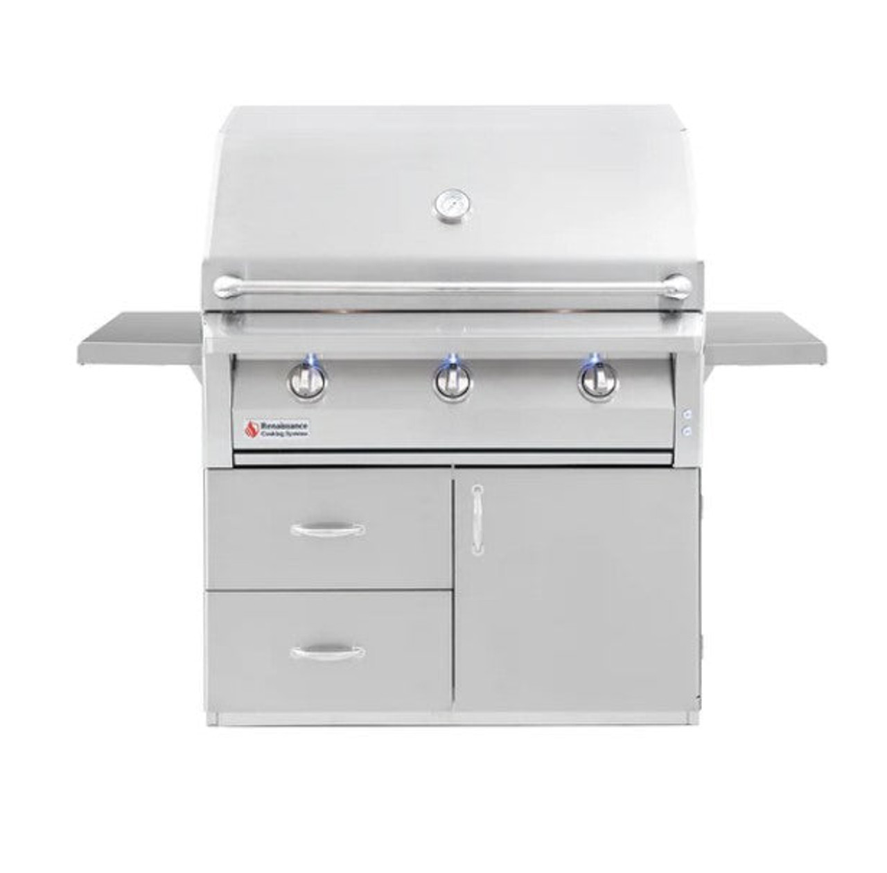 RCS ARG - 42-Inch 3-Burner Freestanding Grill - Liquid Propane Gas - ARG42 LP + ARG42CART