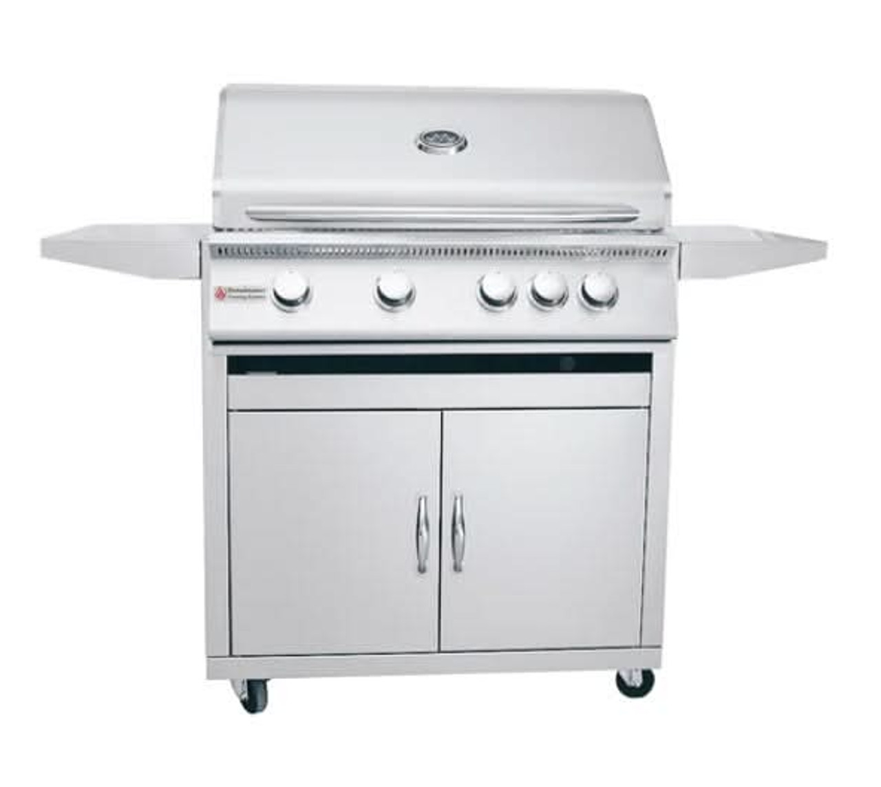 RCS Premier - 32-Inch 4-Burner Freestanding Grill with Rear Burner - Liquid Propane Gas - RJC32ALPCK