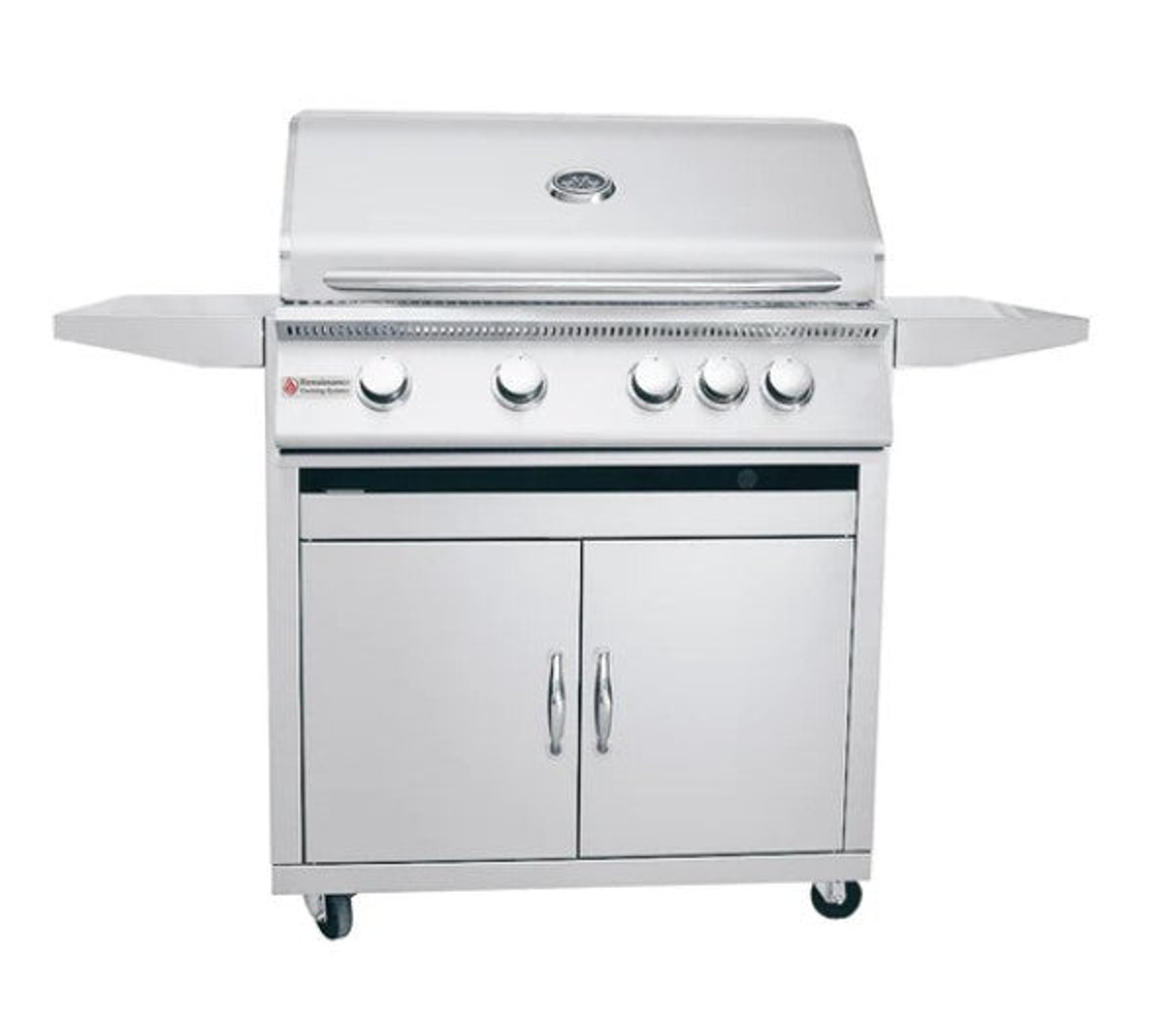 RCS Premier - 32-Inch 4-Burner Freestanding Grill with Rear Burner - Liquid Propane Gas - RJC32ALPCK