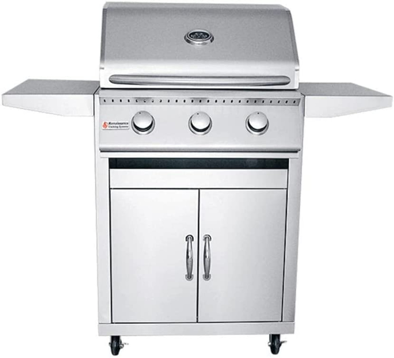 RCS Premier - 26-Inch 3-Burner Freestanding Grill - Liquid Propane Gas - RJC26ALPCK