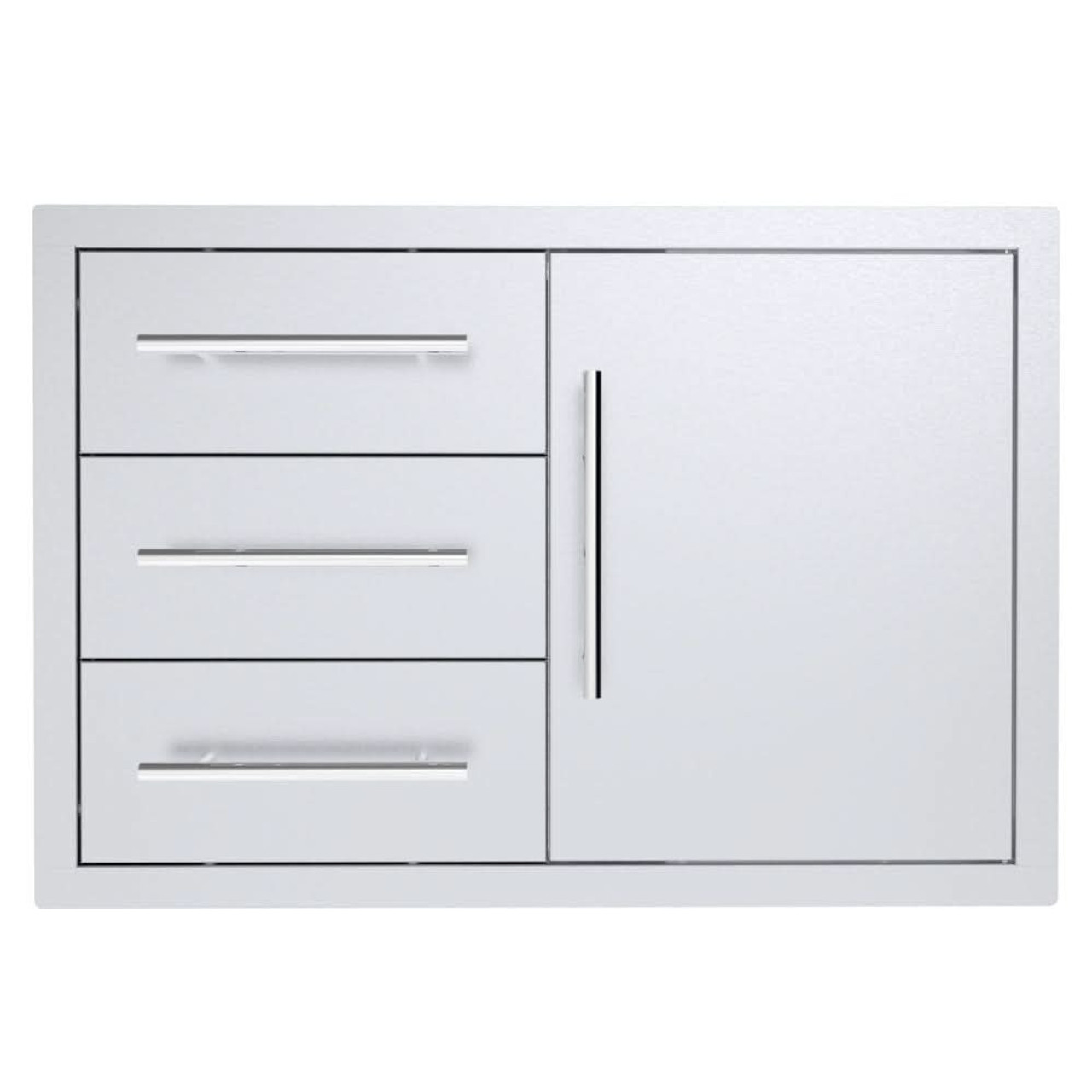 Sunstone 30 Inch Texan Series Triple Drawer Door Combo with Removable Support Frame - TEX-30TDDC
