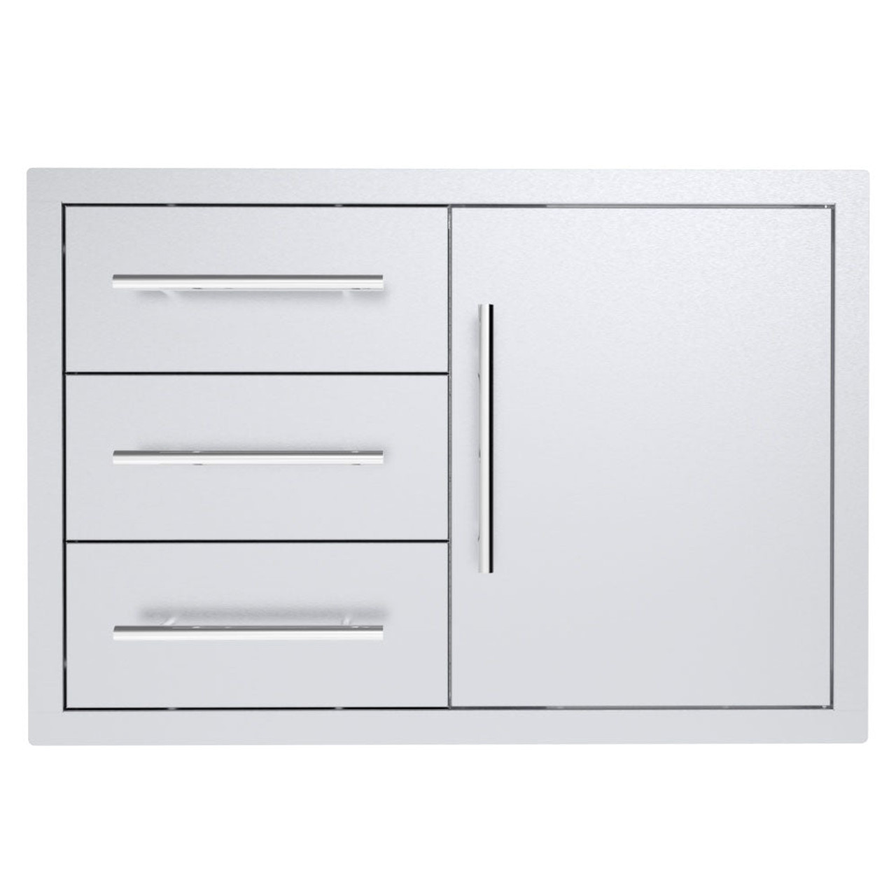 Sunstone 30 Inch Texan Series Triple Drawer Door Combo with Removable Support Frame - TEX-30TDDC