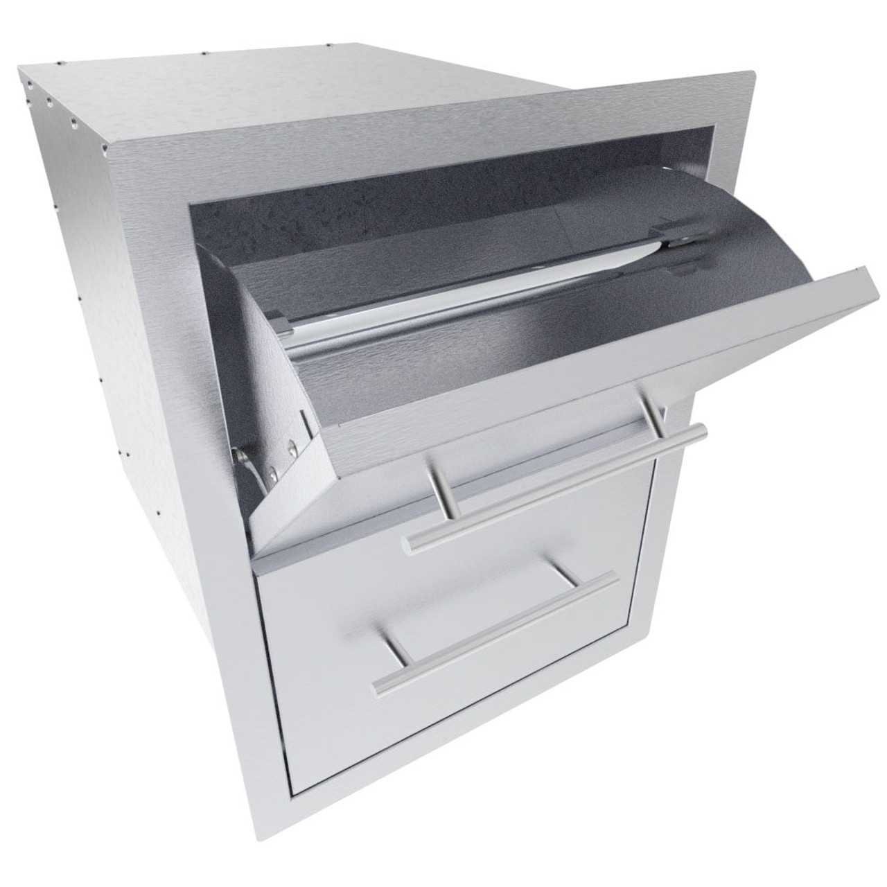 Sunstone 16 Inch Texan Series Swivel Paper Towel Holder and Single Extra Large Drawer - TEX-16PCD